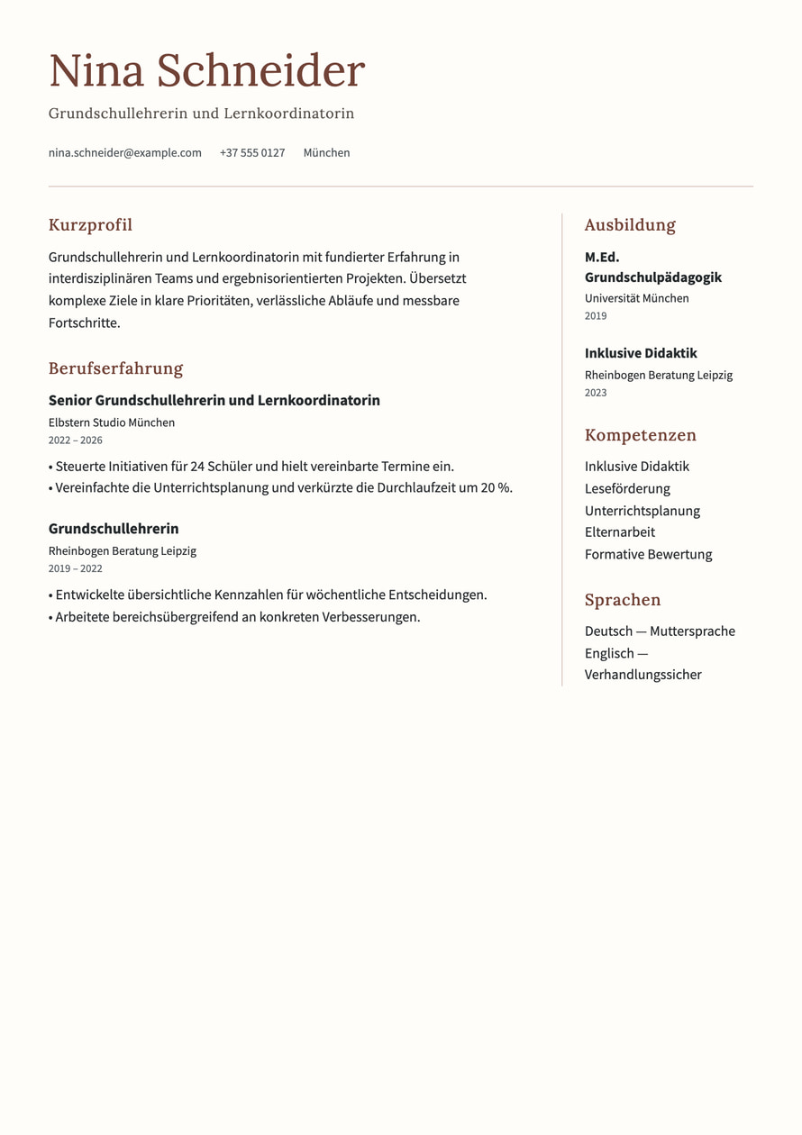 Kindred resume preview