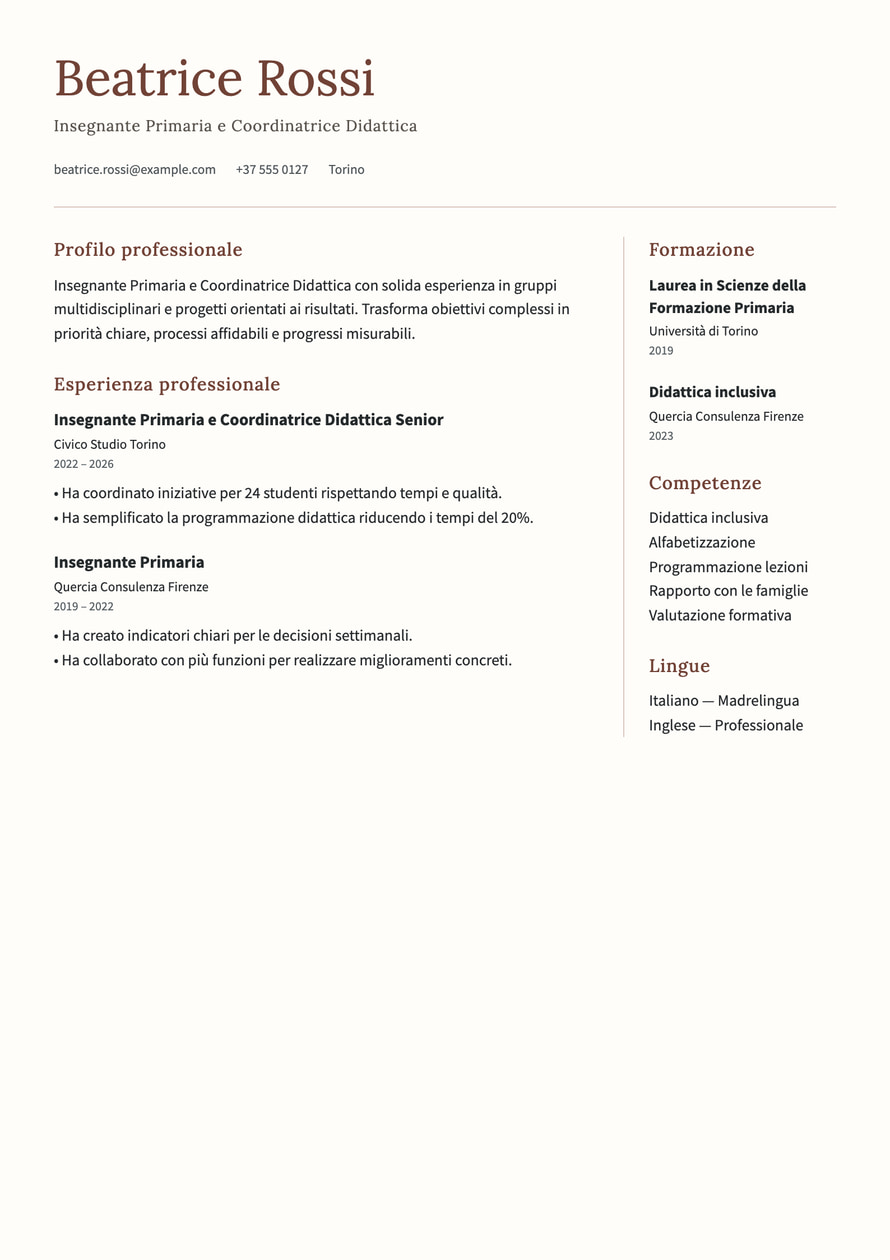 Kindred resume preview