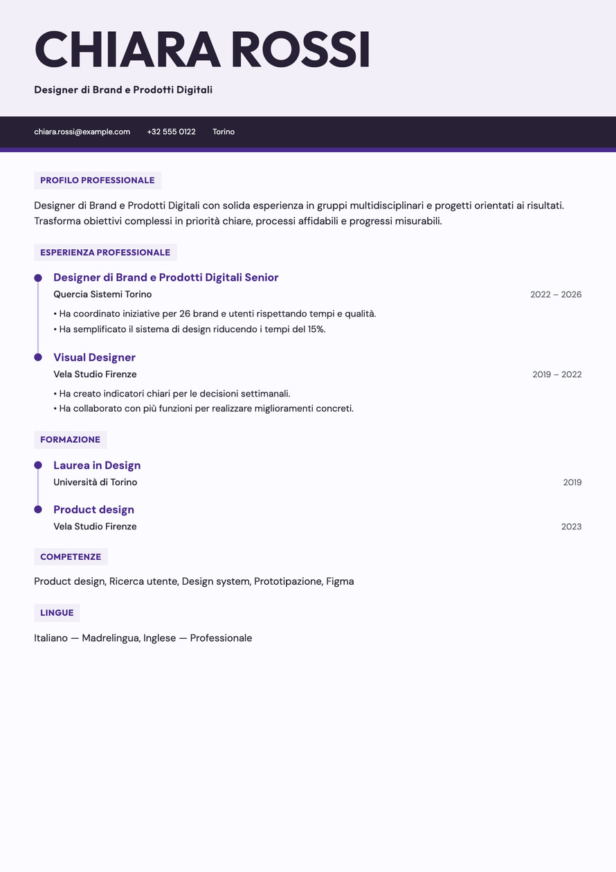 Offset resume preview