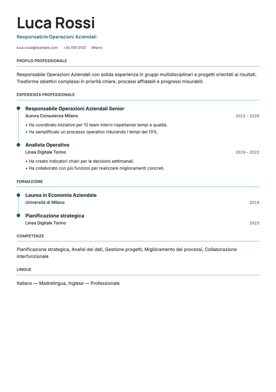 Tempo resume preview