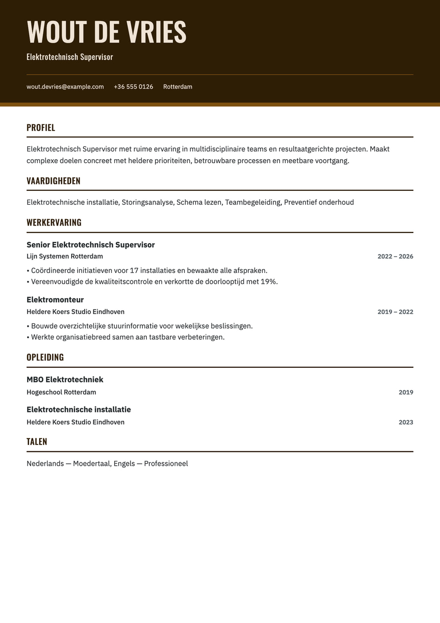 Workshop resume preview