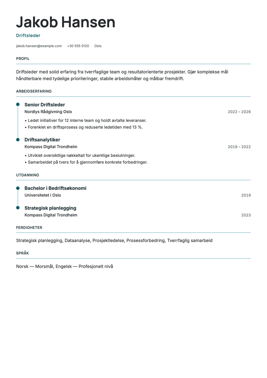 Tempo resume preview