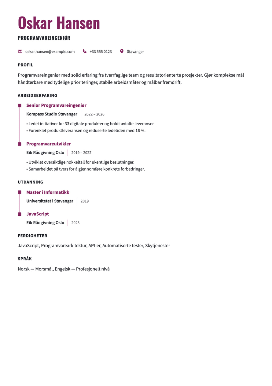 Vertex resume preview