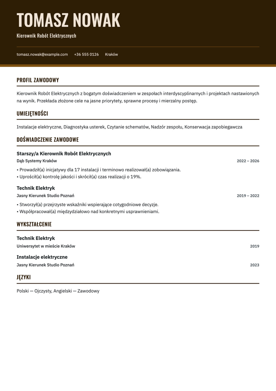 Workshop resume preview