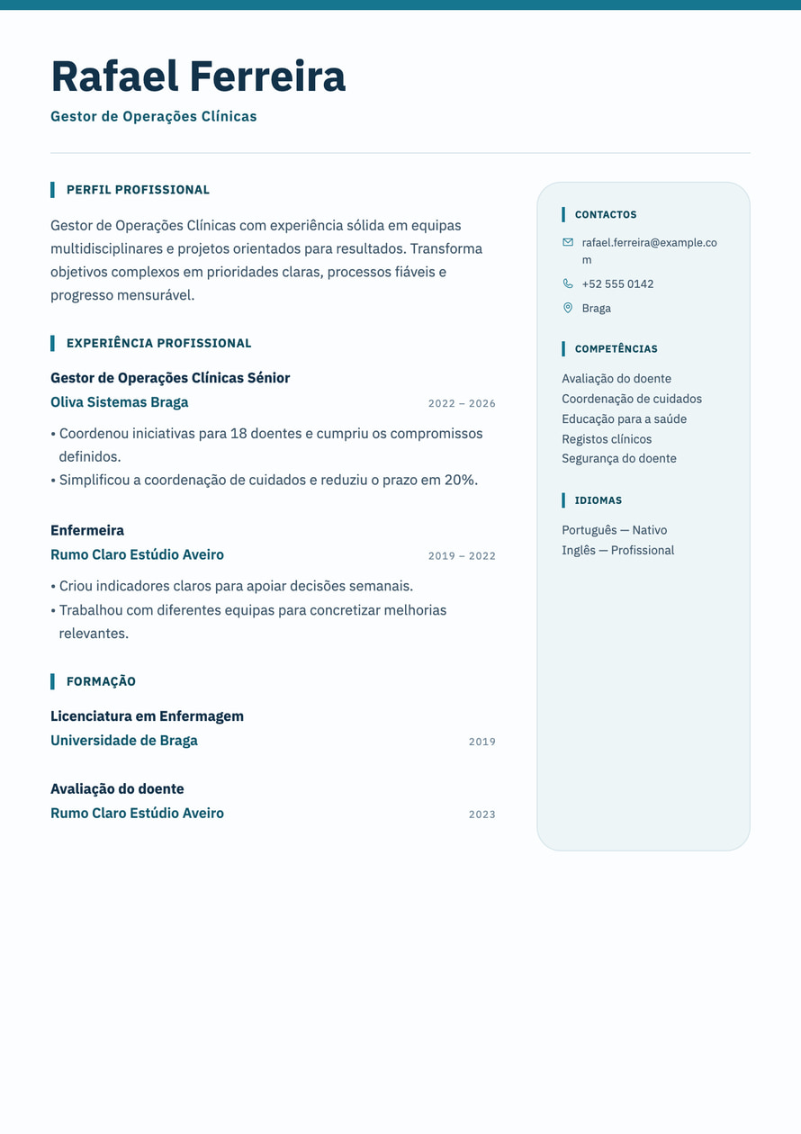 Clinical Precision resume preview