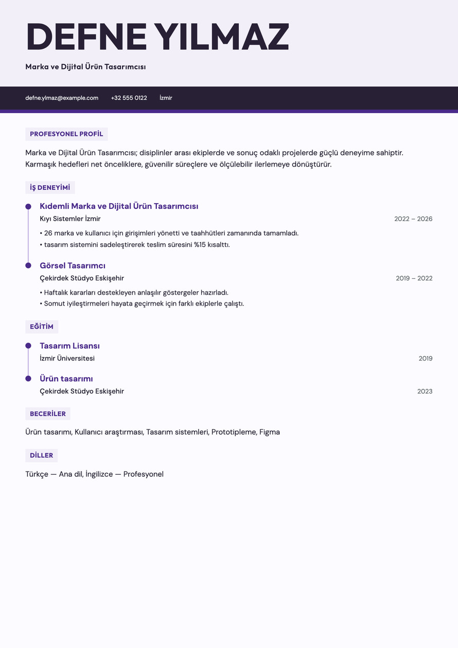 Offset resume preview