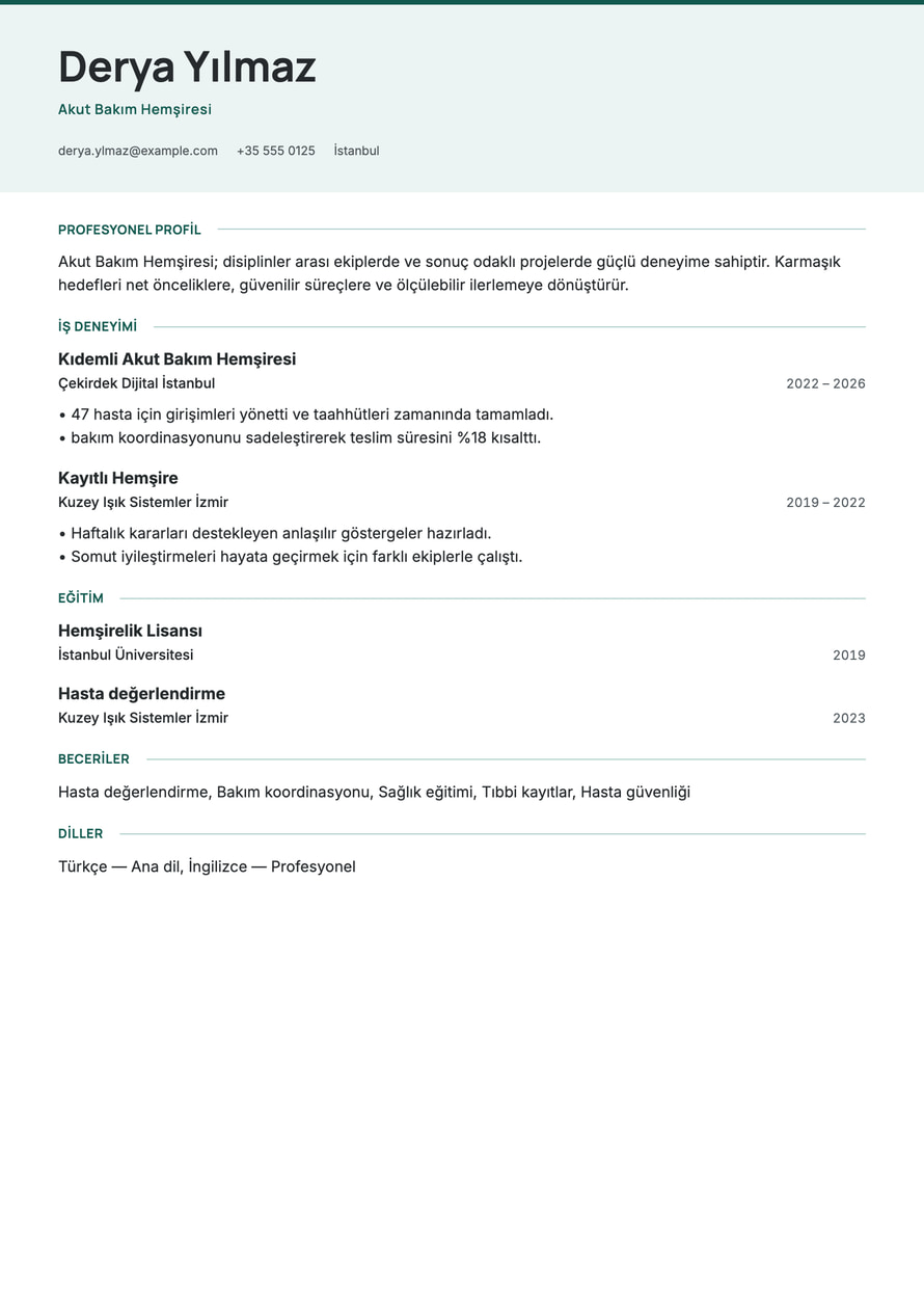 Pulse resume preview